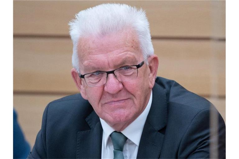 Winfried Kretschmann (Die Grünen), Ministerpräsident von Baden-Württemberg. Foto: Sebastian Gollnow/dpa/Archiv