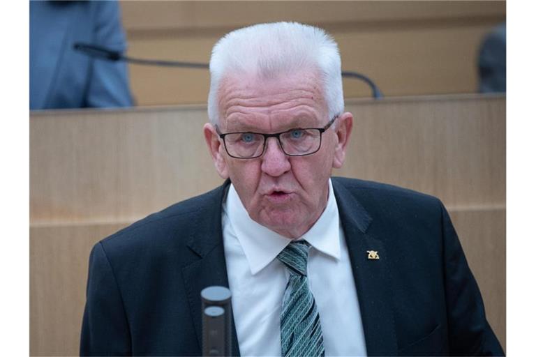 Winfried Kretschmann (Die Grünen), Ministerpräsident von Baden-Württemberg. Foto: Sebastian Gollnow/dpa/Archiv