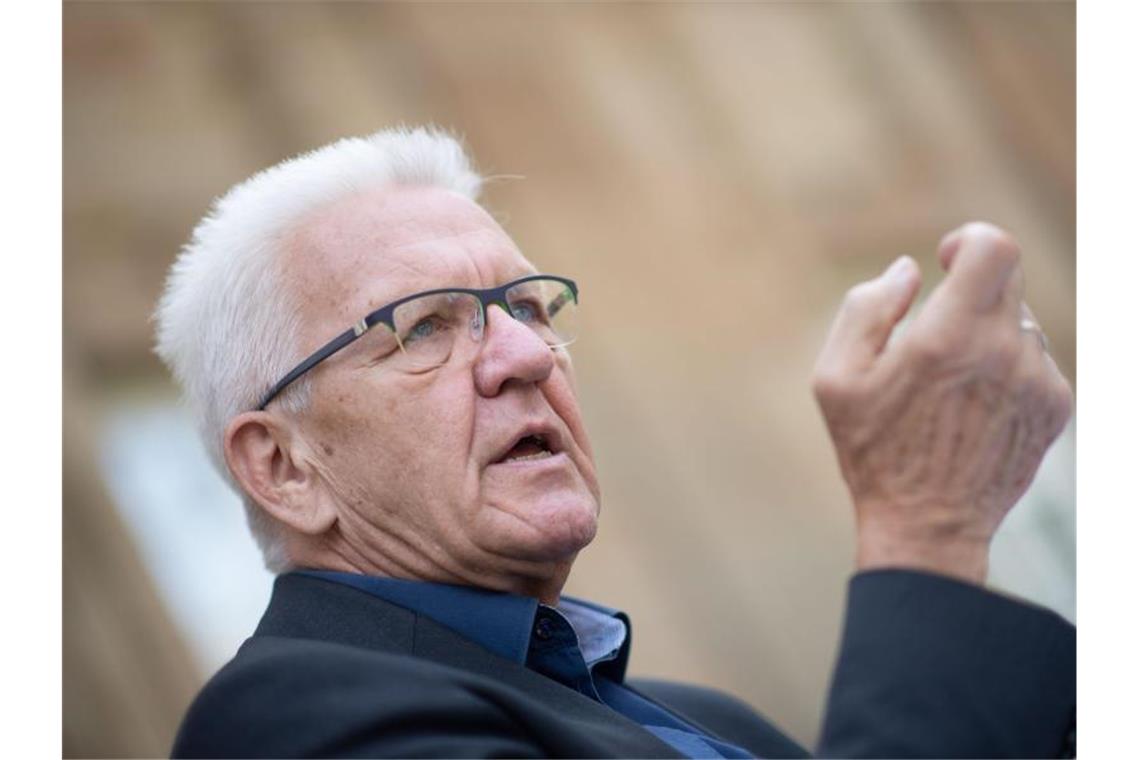 Kretschmann zeigt sich offen für mehr Bundeswehr-Gelöbnisse Winfried Kretschmann. Foto: Marijan Murat