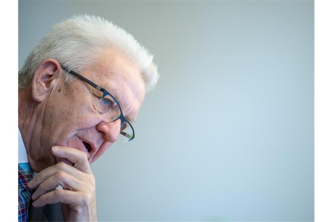 Kretschmann kandidiert für dritte Amtszeit Winfried Kretschmann. Foto: Sebastian Gollnow/Archivbild