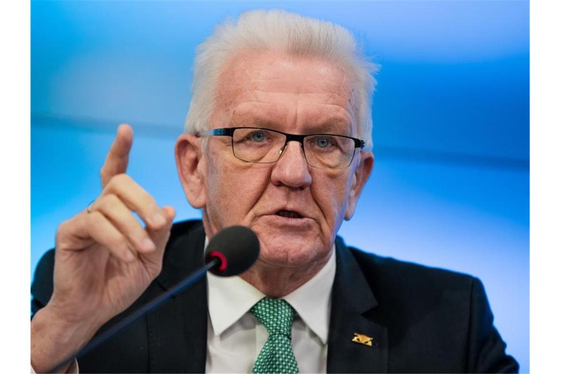 Winfried Kretschmann (Grüne), Ministerpräsident von Baden-Württemberg. Foto: Christoph Schmidt/dpa