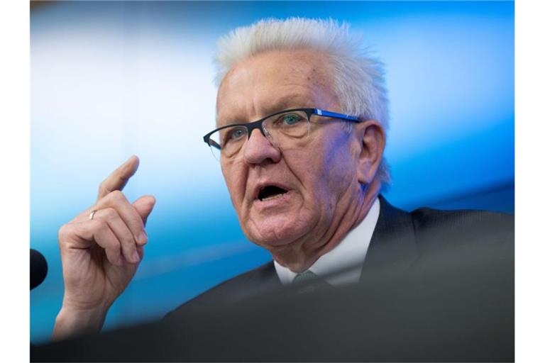 Winfried Kretschmann (Grüne), Ministerpräsident von Baden-Württemberg. Foto: Marijan Murat/Archivbild