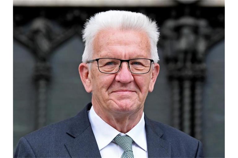 Winfried Kretschmann (Grüne), Ministerpräsident von Baden-Württemberg. Foto: Hendrik Schmidt/dpa-Zentralbild/dpa/Archivbild