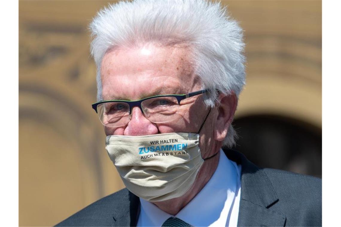 Land finanziert Studie über Kinder, Infektionen und Corona Winfried Kretschmann (Grüne), Ministerpräsident von BW. Foto: Stefan Puchner/dpa/Archivbild