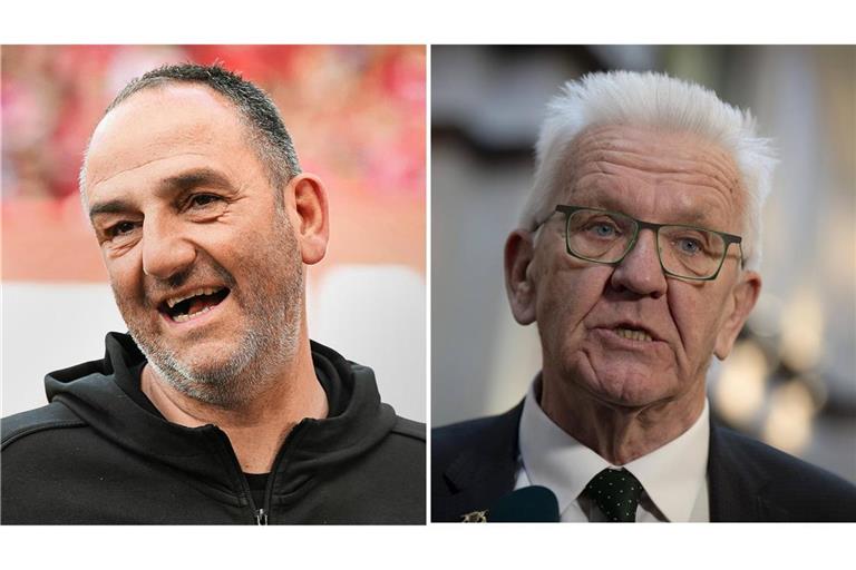 Winfried Kretschmann hat Frank Schmidt (links) die Auszeichnung überreicht. (Archivbilder)