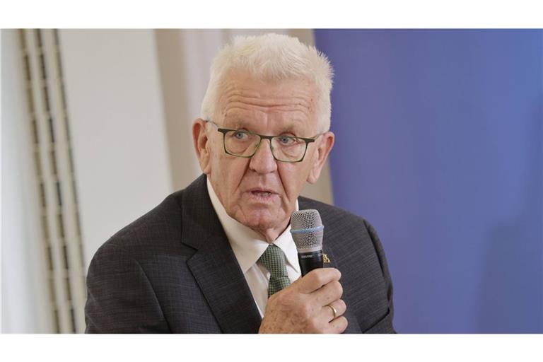 Winfried Kretschmann hat offen über seinen bevorstehenden Ruhestand gesprochen (Archivbild).