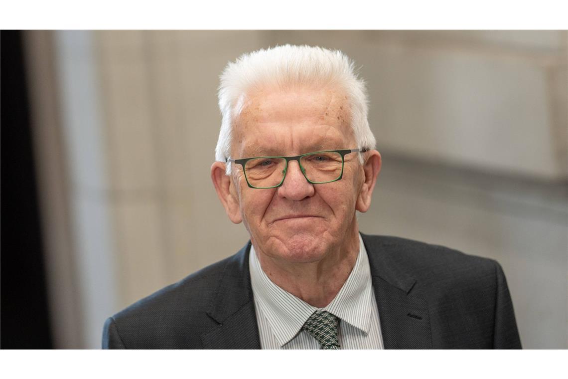 Winfried Kretschmann ist seit  2011 Ministerpräsident von Baden-Württemberg.