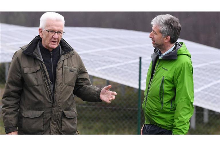 Winfried Kretschmann und Boris Palmer sind zwar keine Parteikollegen mehr, aber pflegen nach wie vor ein freundschaftliches Verhältnis.