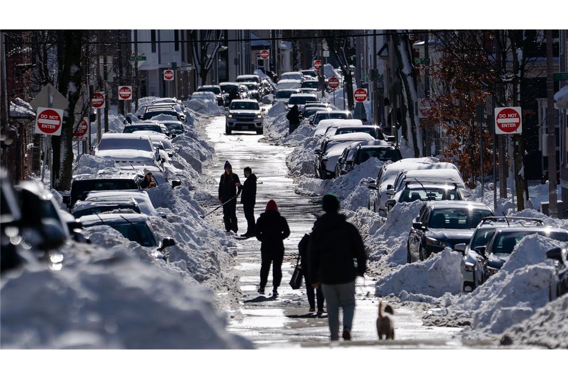 Winterwetter in den USA
