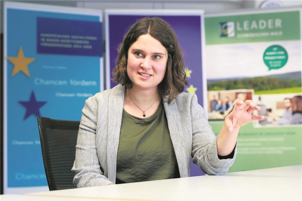 „Wir brauchen eine starke und politisch geeinte, demokratische EU“: Christina Berghoff, Europabeauftragte des Landkreises. Foto: A. Becher