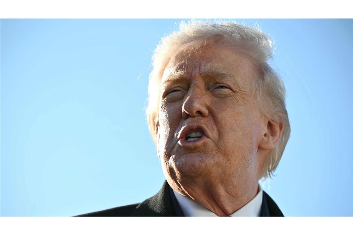 „Wir haben noch nicht einmal angefangen, hart zuzuschlagen“, sagte Trump. (Archivbild)