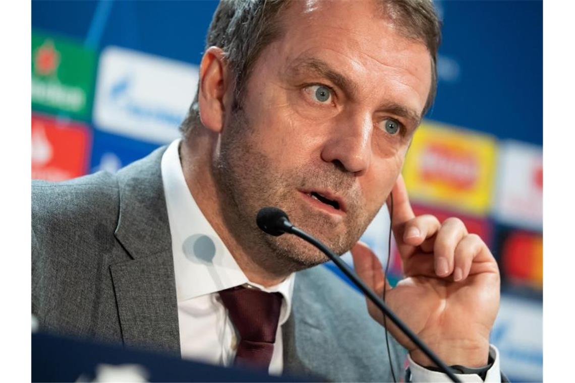Große Bayern-Prüfung: Flick will „ein Zeichen setzen“ „Wir sind in der Rückrunde in der Spur“, sagt Flick selbstbewusst. Foto: Sven Hoppe/dpa