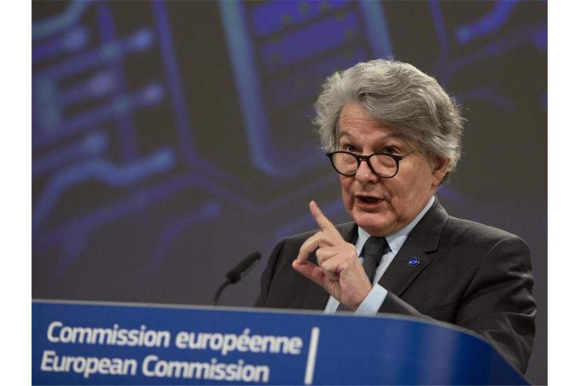 Brüssel: Vorerst keine Exporte von Astrazeneca „Wir werden sicherstellen, dass alles in Europa bleibt, bis die Firma ihre Zusagen einlöst“: Thierry Breton. Foto: Virginia Mayo/Pool AP/dpa