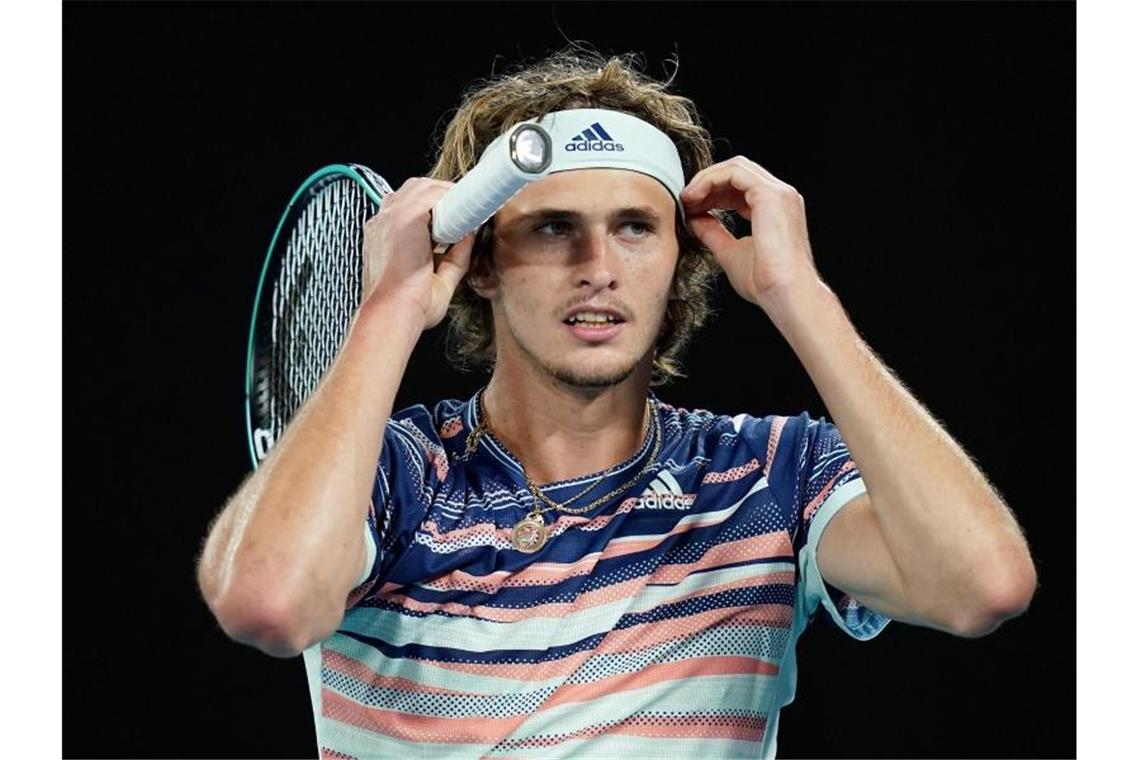 Wird beim Masters-Turnier in New York auf Andy Murray treffen: Alexander Zverev. Foto: Scott Barbour/AAP/dpa