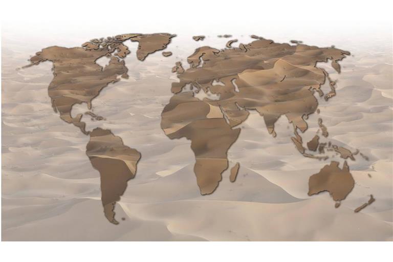 Wird ein Großteil der Erdoberfläche durch den Klimawandelzur Wüste? Die Gefahr ist größer den je.