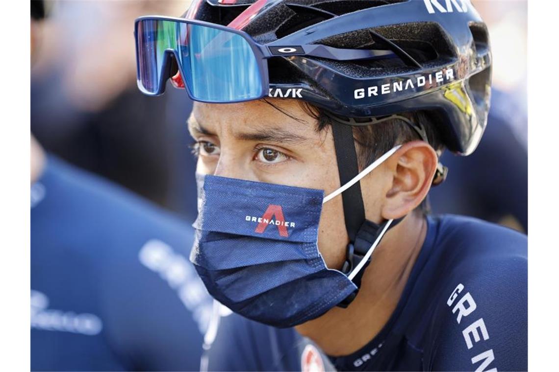 Ex-Tour-Sieger Bernal beendet seine Radsport-Saison Wird erst 2021 wieder Rennen fahren: Der Kolumbianer Egan Bernal. Foto: -/pool BELGA/dpa