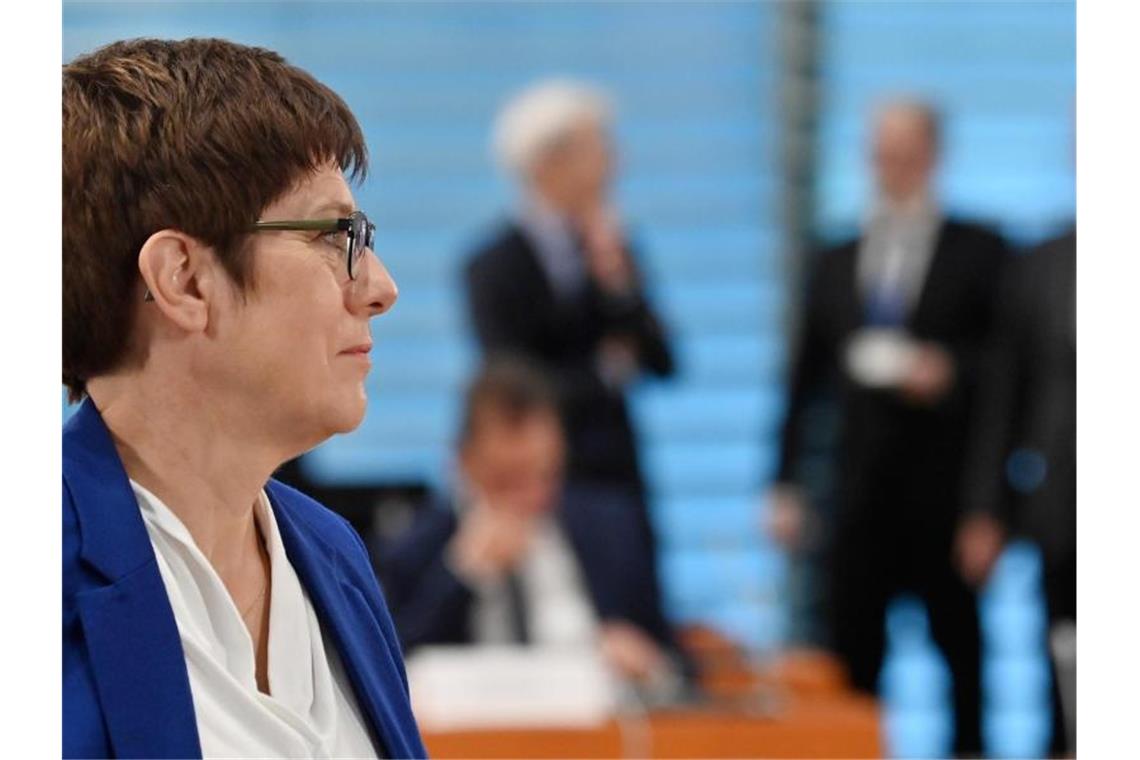 Wird ihren Posten als CDU-Chefin abgeben: Annegret Kramp-Karrenbauer. Foto: John Macdougall/AFP POOL/dpa
