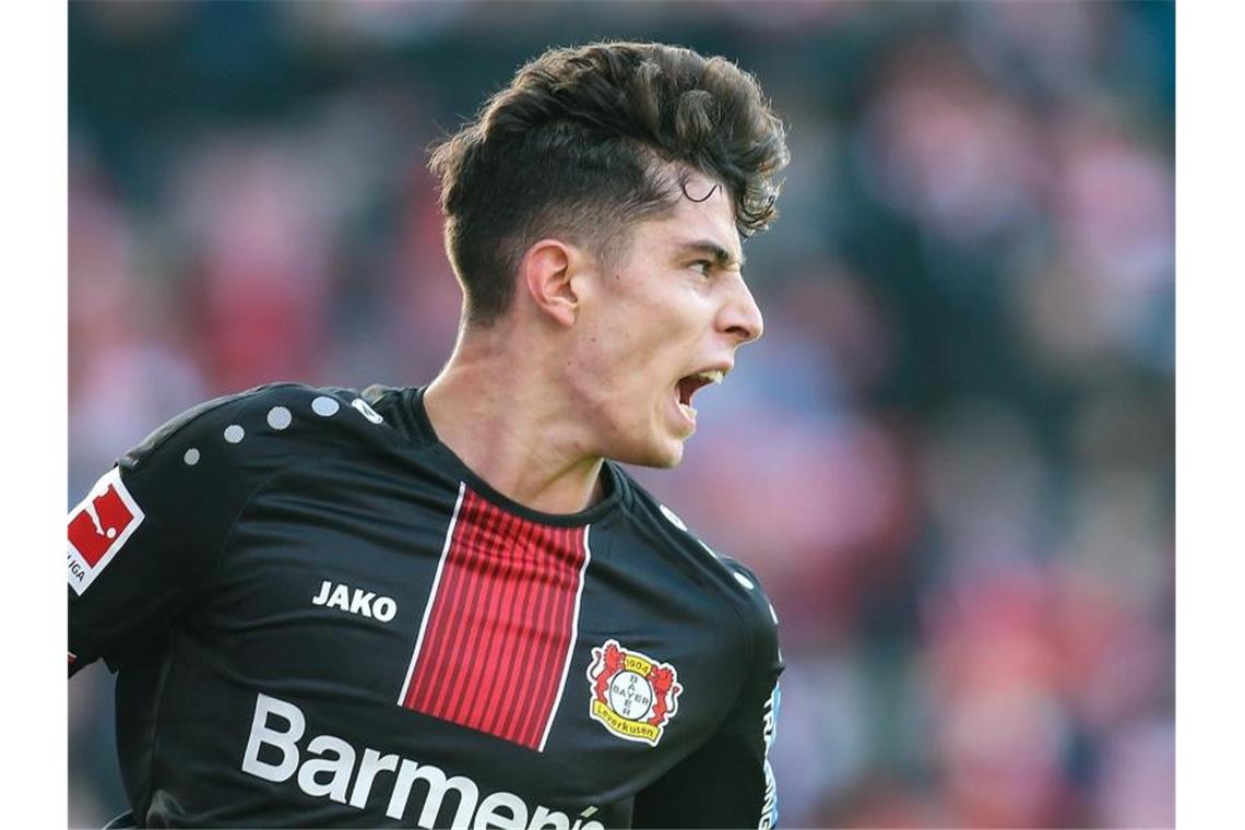 Wechsel-Wirrwarr um Mega-Talent Havertz Wird mit dem FC Bayern in Verbindung gebracht: Leverkusens Megatalent Kai Havertz. Foto: Andreas Gora/dpa