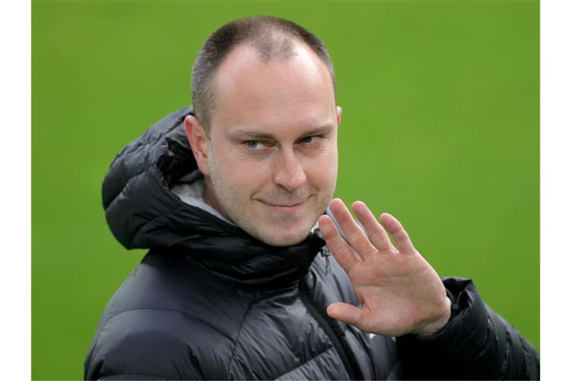 Wird neuer Trainer von Werder Bremen: Ole Werner. Foto: Friedemann Vogel/epa Pool/dpa