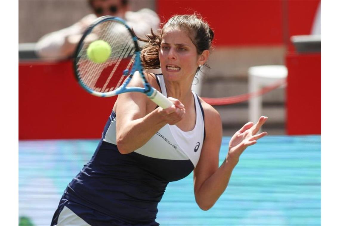 Wird nicht bei den US Open in New York spielen: Julia Görges. Foto: Andreas Gora/dpa