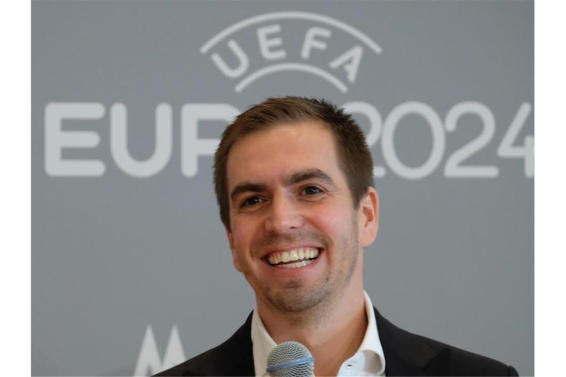 Lahm wird Turnierdirektor der Fußball-EM 2024 Wird Turnierdirektor der EURO 2024 in Deutschland: Philipp Lahm. Foto: Sebastian Willnow/dpa-Zentralbild/dpa