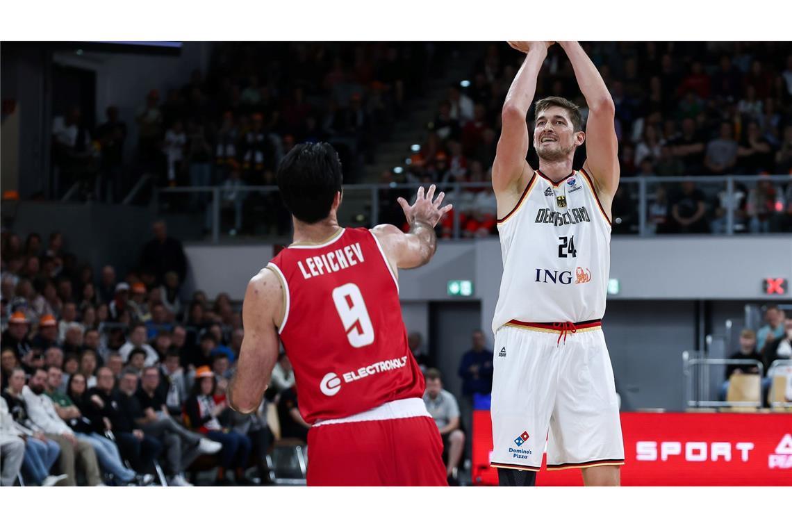 Vorbild Mumbru auf US-Tour: Basketball-Titelvereinigung ruft Wird um einen Kaderplatz kämpfen müssen: Tibor Pleiß.