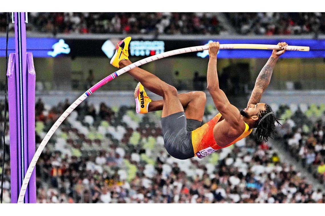 Wird von der Athletics-Gemeinschaft in Düsseldorf unterstützt: Stabhochspringer Bo Kanda Lita Baehre