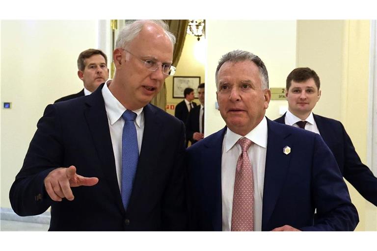 Witkoff zeigte sich zufrieden mit den Gesprächen mit der russischen Delegation. (Archivbild)
