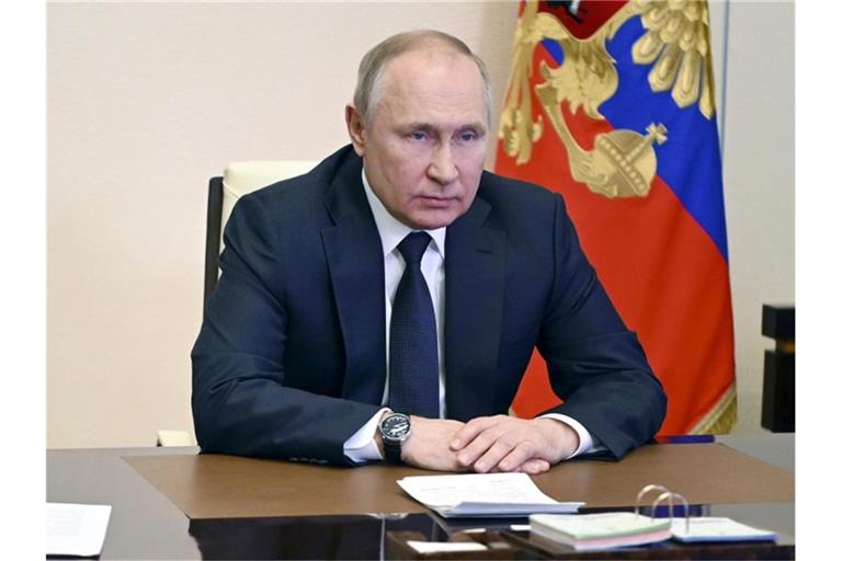 Wladimir Putin: Die wichtigste Forderung ist die Entmilitarisierung der Ukraine. Foto: Andrei Gorshkov/Pool Sputnik Kremlin/AP/dpa