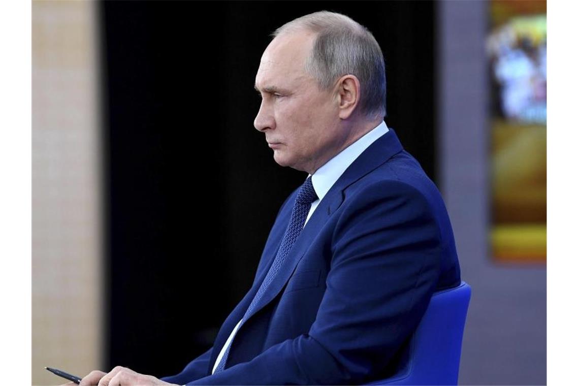 Wladimir Putin hat sich per Gesetz lebenslang vor Strafverfolgungen geschützt. Foto: Aleksey Nikolskyi/Kremlin Pool/Planet Pix via ZUMA Wire/dpa