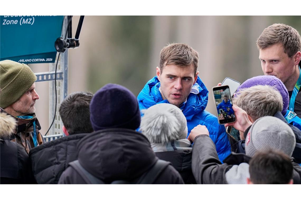 Wladyslaw Heraskewytsch sprach nach dem Training mit Journalisten.
