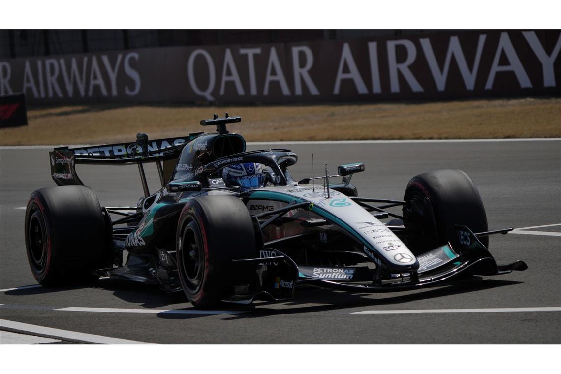 WM-Spitzenreiter George Russell führt auch in China das Feld an.