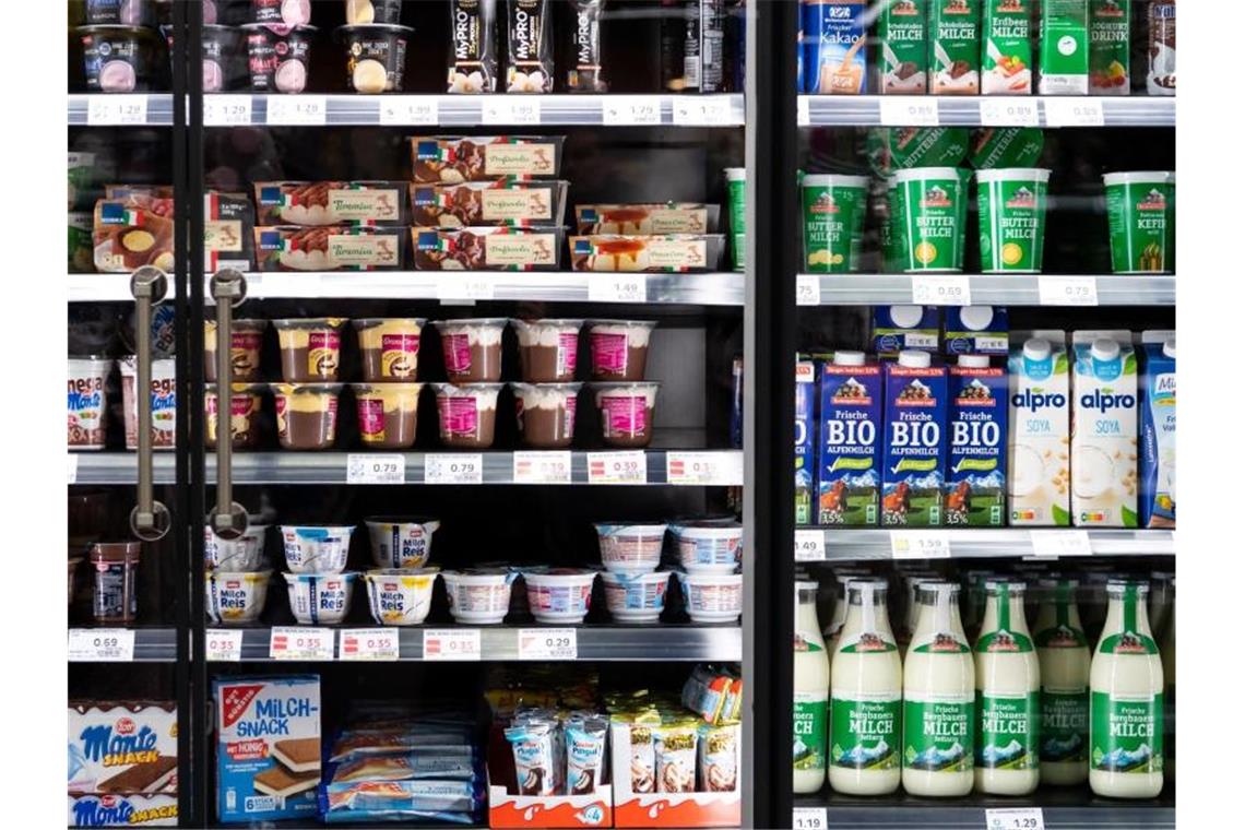 Wo geht es hier zu den probiotischen Milchprodukten? Viele Produktbeschreibungen sind schwerverständlich. Foto: Sven Hoppe/dpa