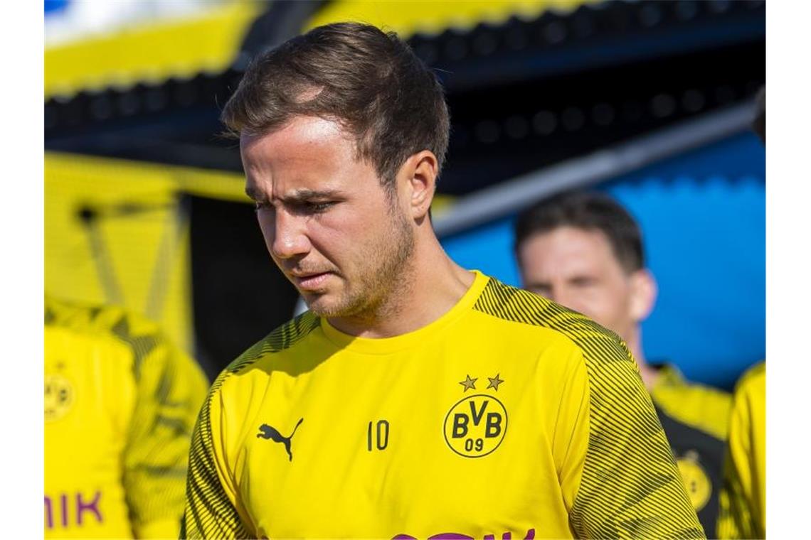 Wohin es für WM-Held Mario Götze nach Borussia Dortmund geht, ist noch unklar. Foto: David Inderlied/dpa