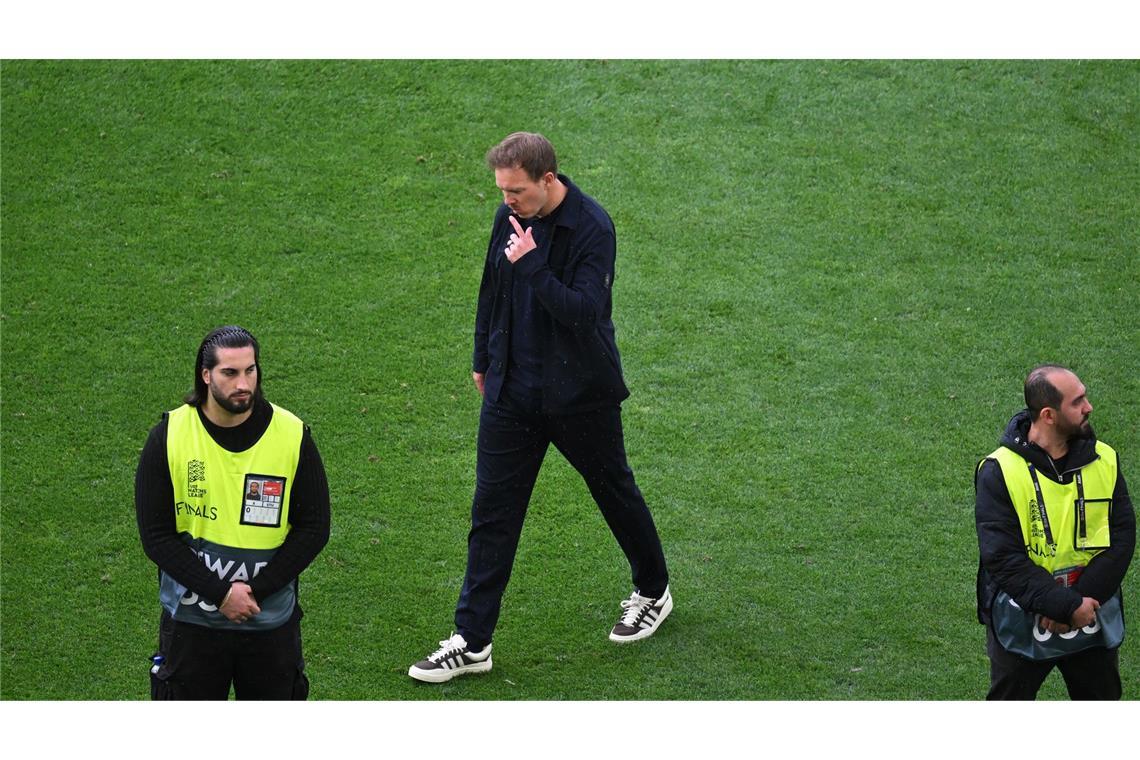 Nagelsmann denkt weiter groß: "Durchmarschieren" zur WM Wohin geht der Weg in der WM-Saison: Julian Nagelsmann nach der zweiten Niederlage beim Finalturnier.