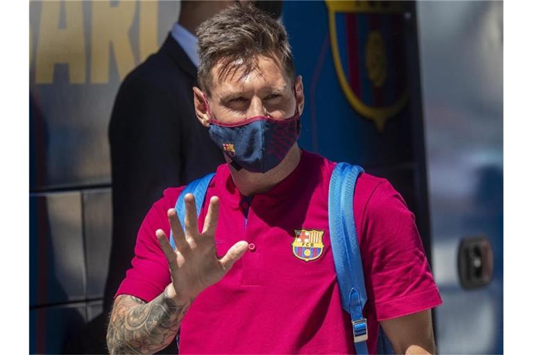 Wohin wechselt Lionel Messi? Wechselt der Argentinier überhaupt? Die Fußball-Welt wartet in dieser Woche auf eine Entscheidung. Foto: Manu Fernandez/AP/dpa