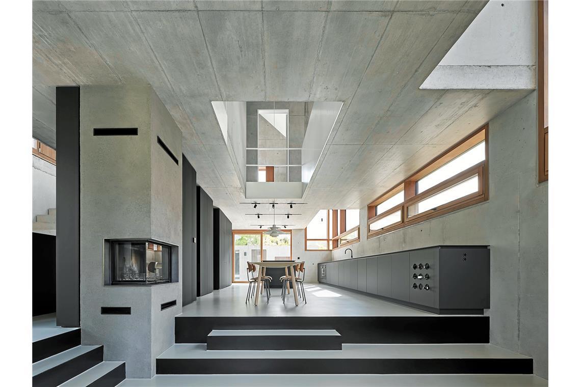 Wohn- und Atelierhaus, Winnenden, innen. Architektur: rommel, wagenpfeil archite...