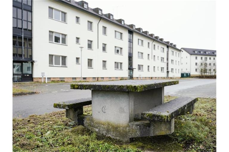 Wohnhäuser stehen auf dem ehemaligen Gelände der US-Siedlung „Patrick-Henry-Village“. Foto: Uwe Anspach/dpa/Archivbild