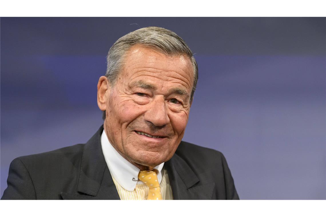 Wolfgang Grupp: „Ich kann jetzt nur noch auf das Ende warten“ Wolfgang Grupp mischt auch nach der Firmenübergabe weiter bei Trigema mit. Die finalen Entscheidungen würden nun aber seine Kinder treffen. (Archivbild)