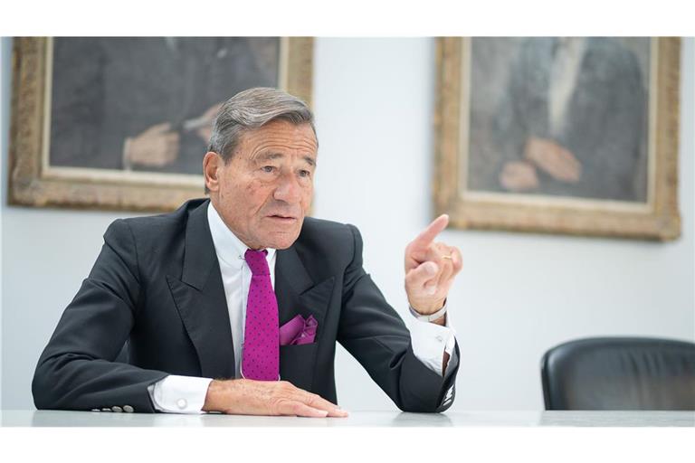 Wolfgang Grupp war selbst nach der Übergabe der Geschäftsführung an seine Kinder noch regelmäßig im Büro zu sehen.