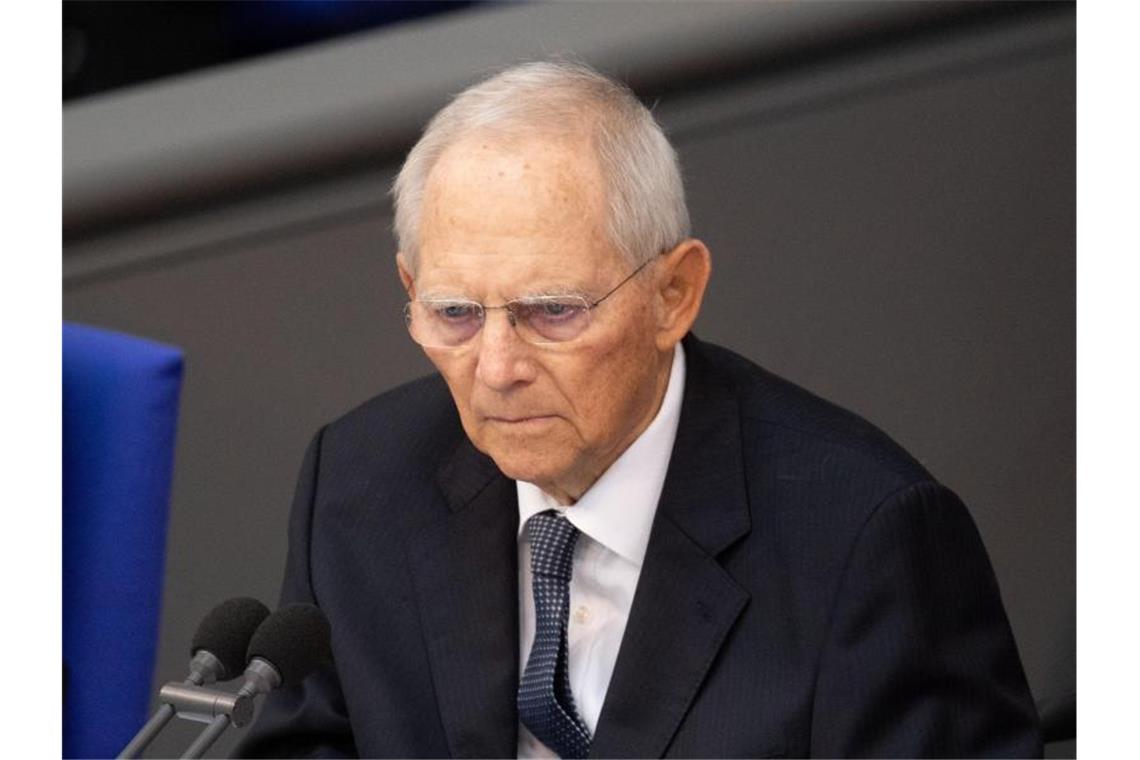 Schäuble skeptisch zu Enquêtekommission oder U-Ausschuss Wolfgang Schäuble (CDU), Präsident des Deutschen Bundestages. Foto: Felix Schröder/dpa/Archivbild