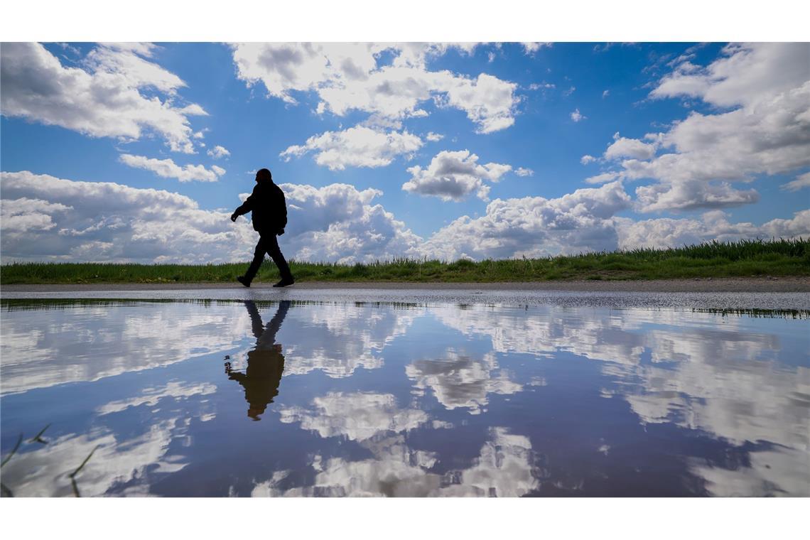 Wolkenspiegelung