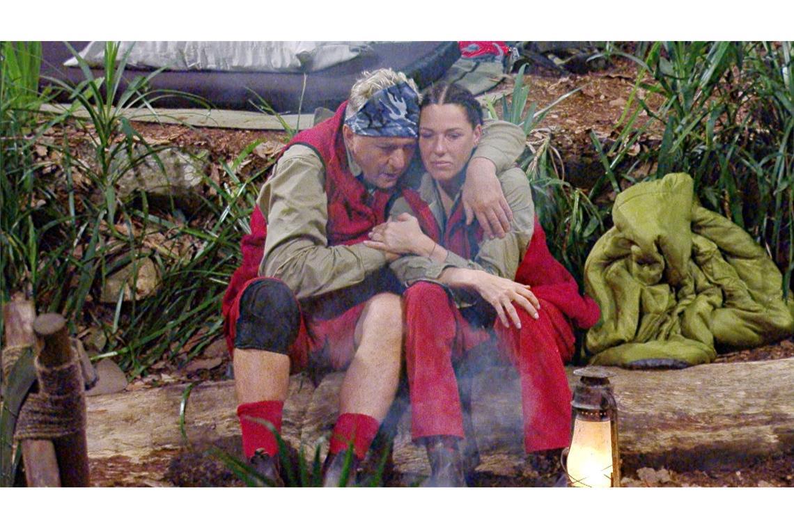 Wollen beide "unbedingt" die Dschungelkrone: Hubert und Simone.