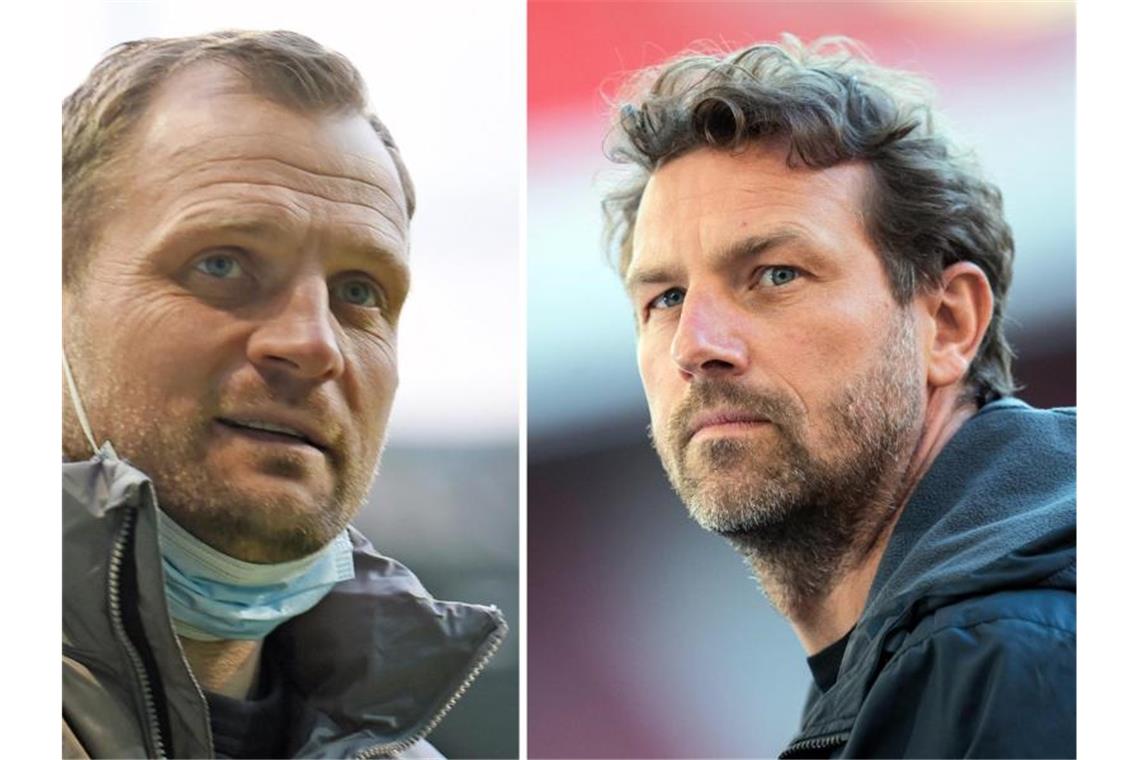 „Extrem wichtig“: Mainz und Augsburg wollen wieder punkten Wollen mit ihren Teams endlich wieder punkten: Mainz-Trainer Bo Svensson (l) und sein Augsburger Gegenüber Markus Weinzierl. Foto: Carmen Jaspersen/Tom Weller/dpa