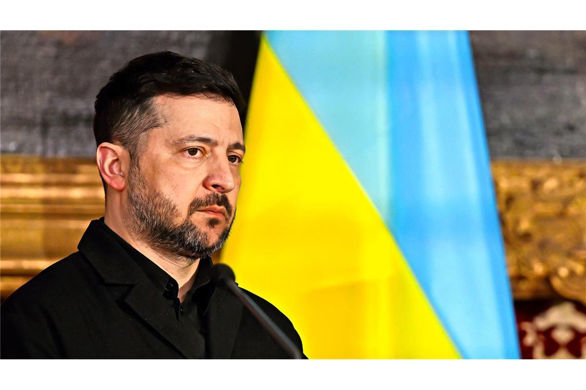 Wolodymyr Selenskyj, Präsident der Ukraine. Die Gespräche zwischen der Ukraine und Russland sind festgefahren. Nun zieht sich die höchste US-Vertreterin in Kiew zurück (Archivfoto).