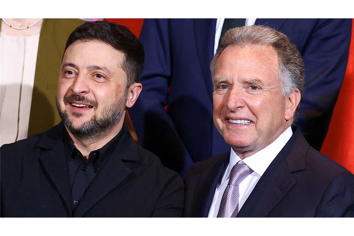 Wolodymyr Selenskyj und der US-Sondergesandte Steve Witkoff trafen sich vergangene Woche in Berlin.