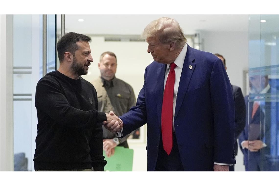 Bilaterales Treffen von Trump und Selenskyj bei G7-Gipfel geplant Wolodymyr Selenskyj und Donald Trump wollen sich im Rahmen des G7-Gipfels treffen. (Archivbild)