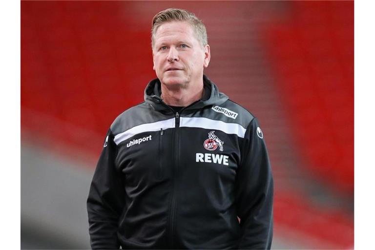 Wünscht sich, dass sich sein Kölner „weiter stabilisieren“: FC-Coach Markus Gisdol. Foto: Tom Weller/dpa