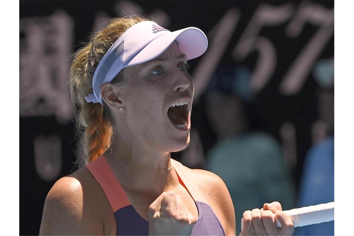 Angelique Kerber will deutsche Olympia-Fahne tragen Würde gern bei der Eröffnungsfeier in Tokio die deutsche Fahne tragen: Angelique Kerber. Foto: Andy Brownbill/AP/dpa