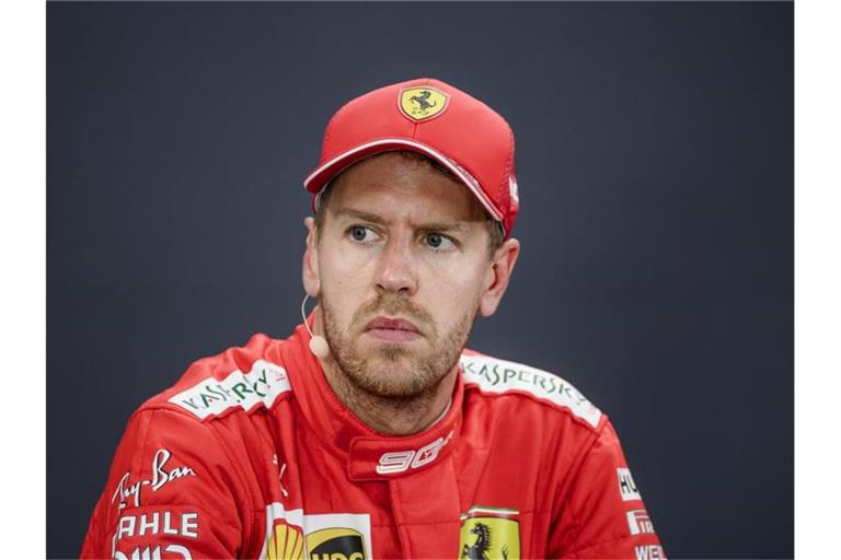 Würde seine sieglose Zeit in Monza gern beenden: Ferrari-Pilot Sebastian Vettel. Foto: Nicolas Lambert/BELGA